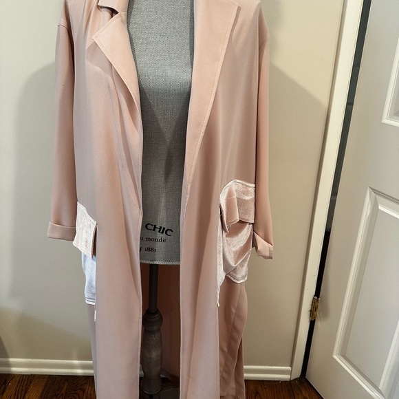 Topshop Jackets & Blazers - Topshop Blush Pink Coat-brand new no tag attached